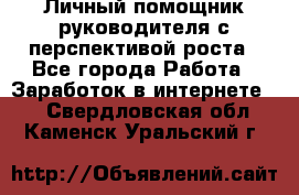 Личный помощник руководителя с перспективой роста - Все города Работа » Заработок в интернете   . Свердловская обл.,Каменск-Уральский г.